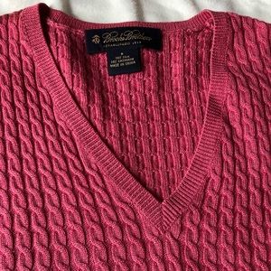 Brooks Brothers cable knit sweater